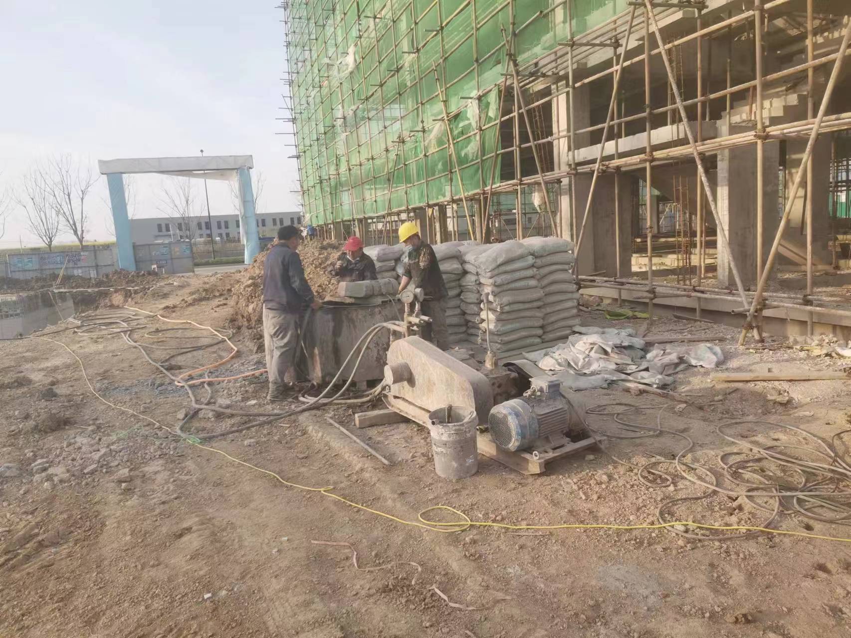 南丹别墅下沉注浆